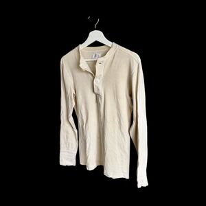 Vintage 50s Military Wool Henley Thermal Shirt Small Type 1 Class 1 Cotton *flaw